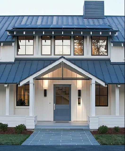 Exterior pain color blue