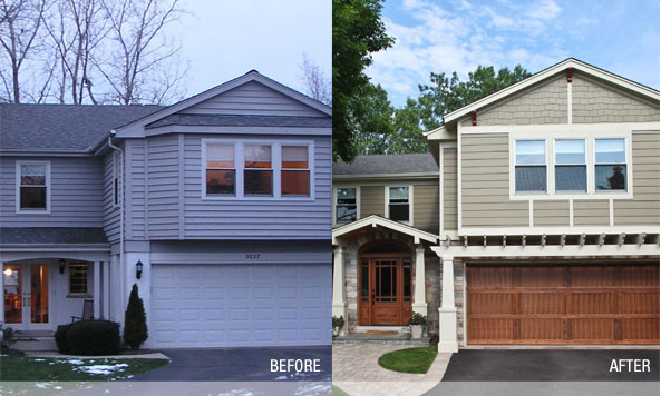 Siding Before and After